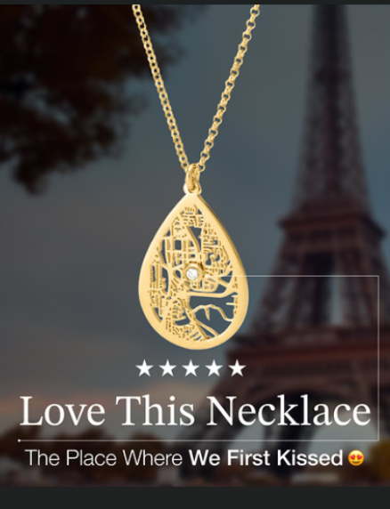 Map Necklace static ad 2